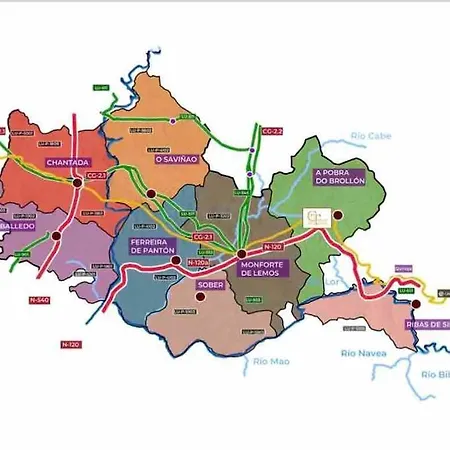 Casona De La Ribeira Sacra Σπίτι διακοπών Puebla Del Brollon